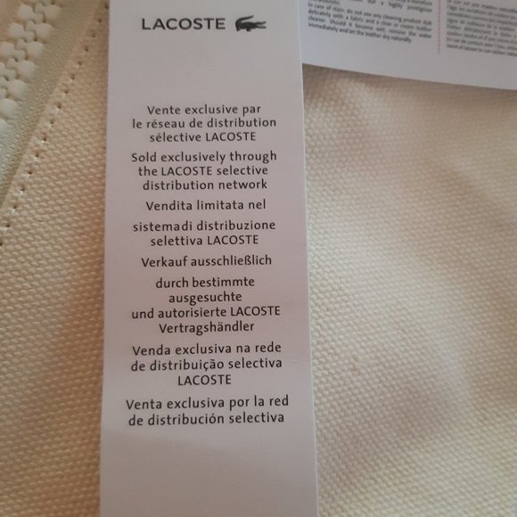 NWT Lacoste bucket bag - Picture 12 of 14